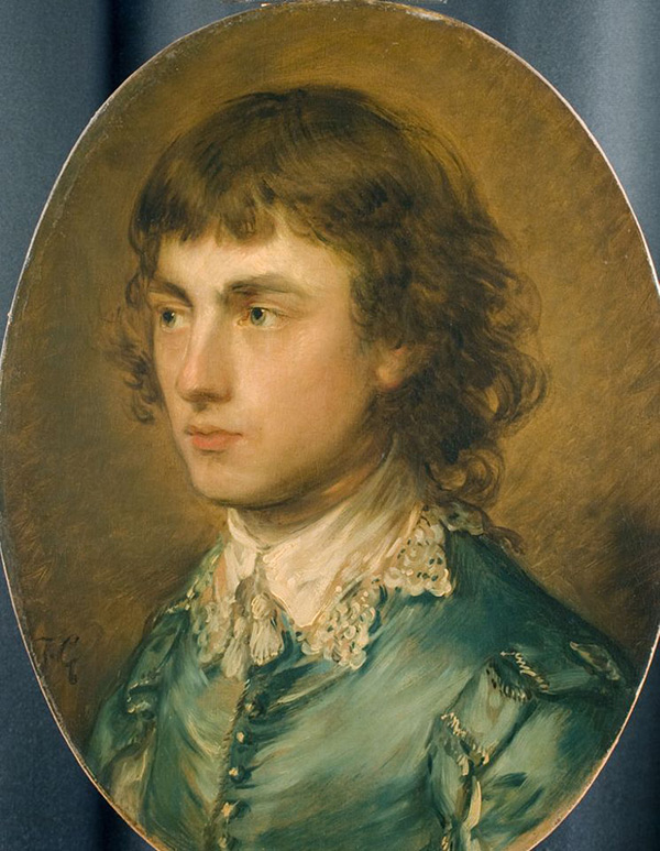 Before restoration: Thomas Gainsborough Gainsborough Dupont, the Artist’s Nephew (1773) Waddesdon (Rothschild Family) Courtesy of National Portrait Gallery