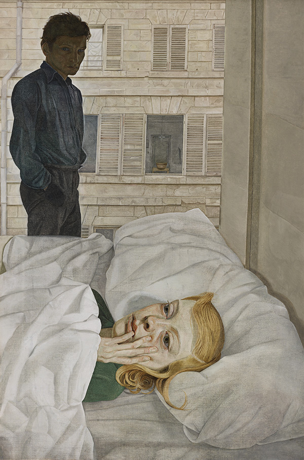 Lucien Freud (1922-2011) Hotel Bedroom (1954); The Beaverbrook Foundation, Beaverbrook Art Gallery, Fredericton © The Lucian Freud Archive / Bridgeman Images