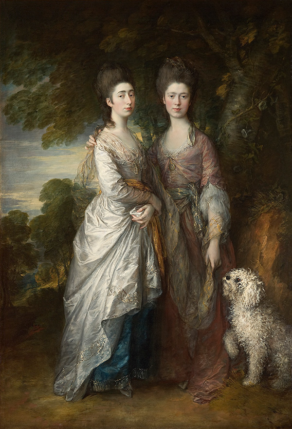 Mary and Margaret Gainsborough, the Artist’s Daughters by Thomas Gainsborough, c.1770-74