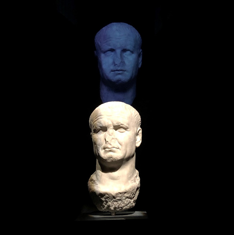 Portrait head of Vespasian AD 70-80 © The Trustees of the British Museum (personal photo)