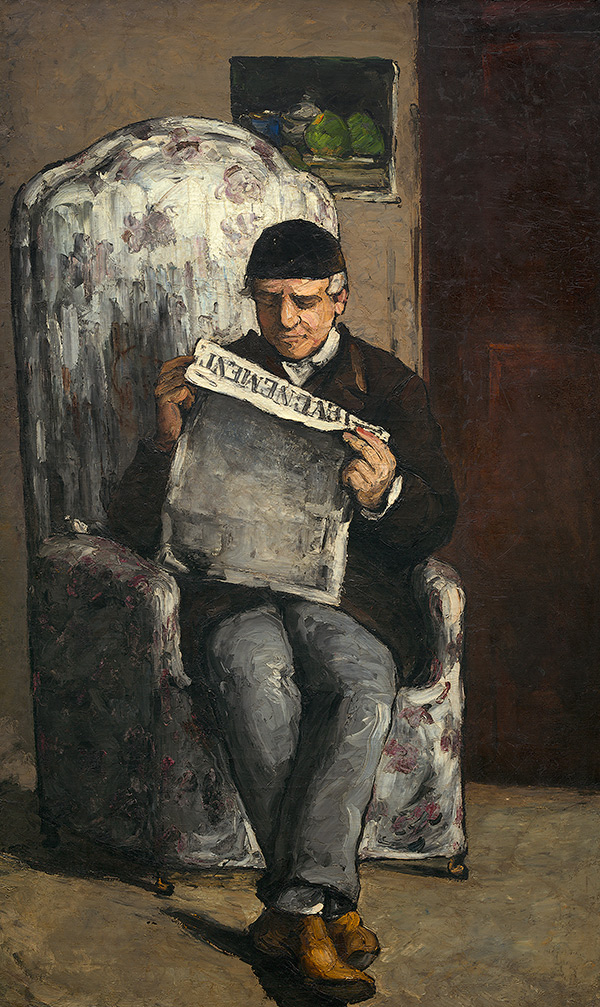 The Artist's Father, Reading L'Evénement 