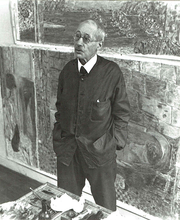 Andre Ostier Pierre Bonnard in his studio at Le Cannet 1941, Indivision A. et A. Ostier