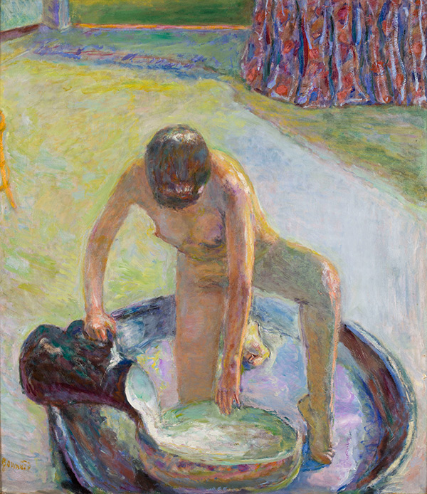 Pierre Bonnard (1867 – 1947) Nude Crouching in the Tub (1918), Oil paint on canvas, Paris, Musée d'Orsay Photo © Musée d’Orsay, Dist. RMN-Grand Palais/Patrice Schmidt