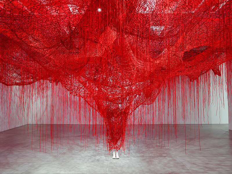 Chiharu Shiota, Me Somewhere Else, 2018