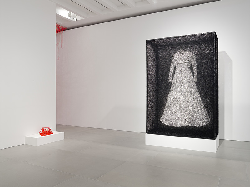 Chiharu Shiota, State of Being (Dress) 2018