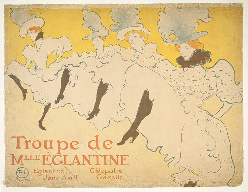 Henri de Toulouse-Lautrec (1864–1901) Troupe de Mlle Églantine (Poster), 1896 Colour lithograph